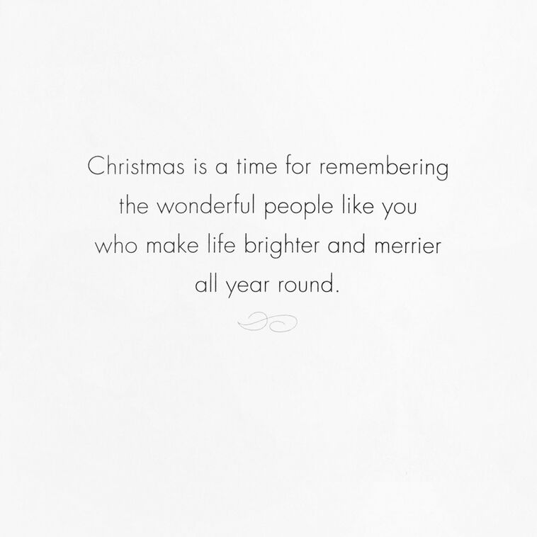 Christmas Tree on Gold Boxed Christmas Cards, Pack of 16