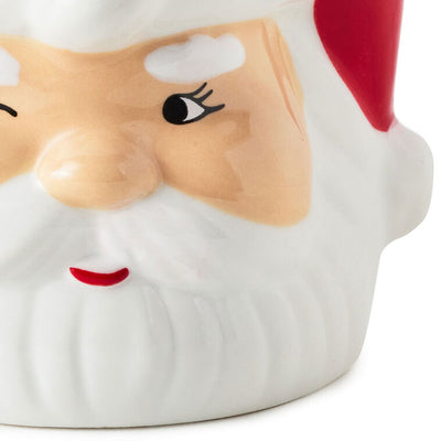 Shaped Santa Taper Candle Holder, 2.5"
