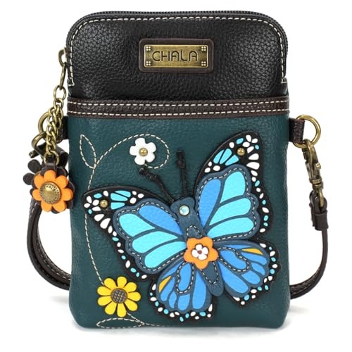 Cellphone Xbody- Turquoise Butterfly