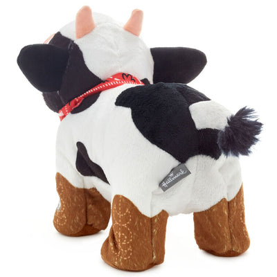 Spotted Cow in Boots Plush With Sound and Motion, 9"