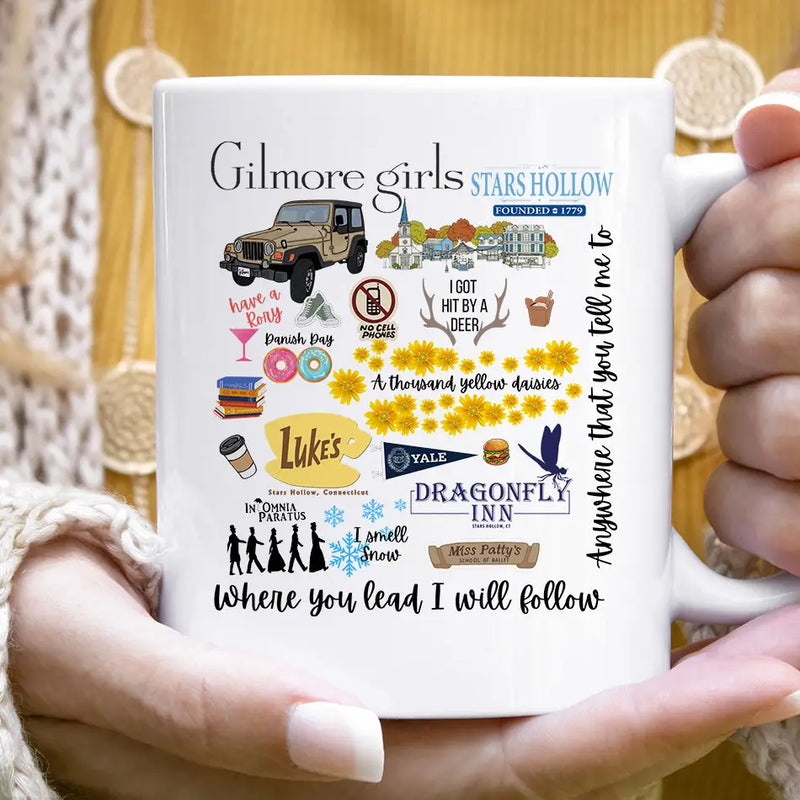 Gilmore Girls Stars Hollow Coffee Cups Mug