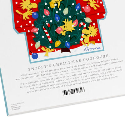 Peanuts® Snoopy's Christmas Doghouse 680-Piece Shaped Puzzle