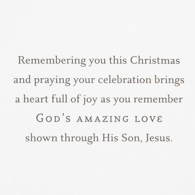 God's Love Religious Boxed Christmas Cards, Pack of 16