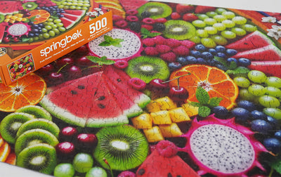Fruit Platter 500 Piece Jigsaw Puzzle