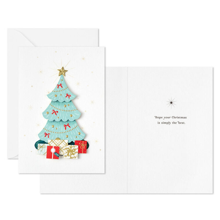 Christmas Tree Wishes Boxed Christmas Cards, Pack of 8
