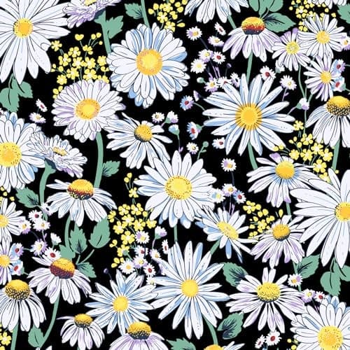 Vera Bradley Evie Crossbody Purse in Daisies White quilted cotton, lightweight purse with adjustable strap and exterior compartments.