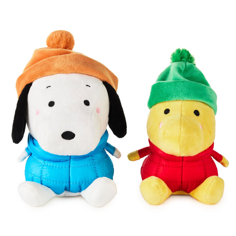 Peanuts® Snoopy and Woodstock Magnetic Plush Pair, 5" H