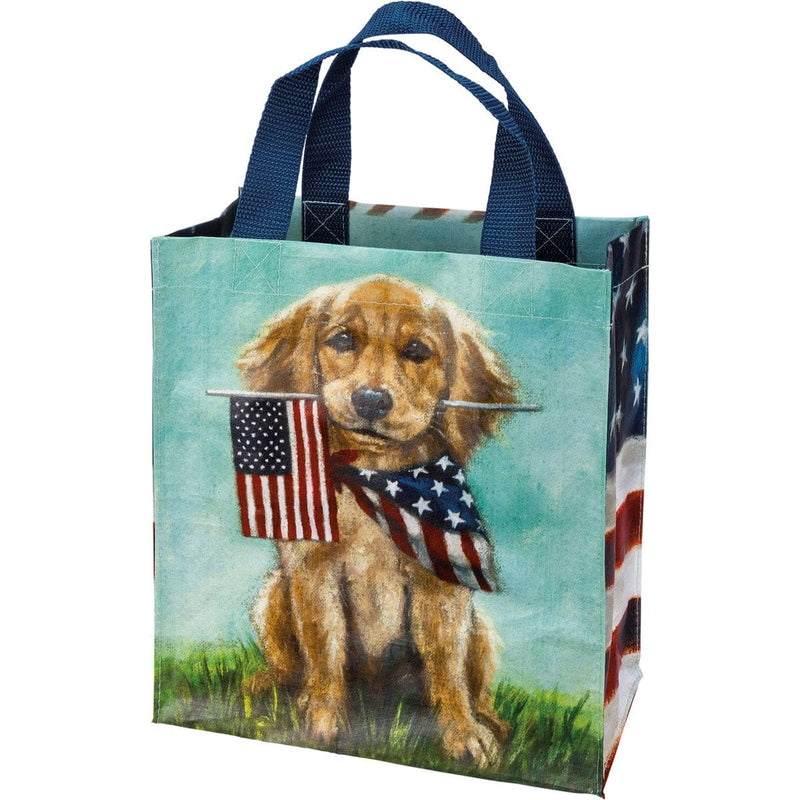 Dogs And Flags Daily Tote