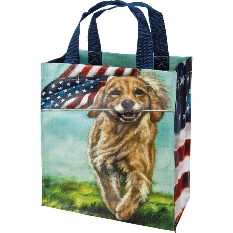 Dogs And Flags Daily Tote