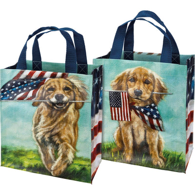 Dogs And Flags Daily Tote