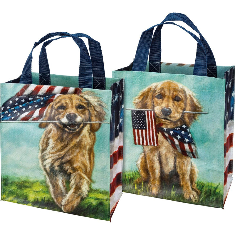 Dogs And Flags Daily Tote
