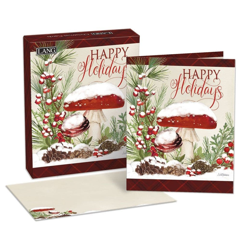Holiday Mushrooms by Nicole Tamarin Boxed Christmas Cards