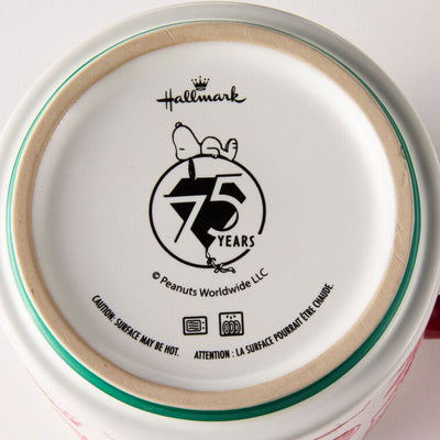 Peanuts Holiday Snoopy Through the Decades Mug, 17.5 oz