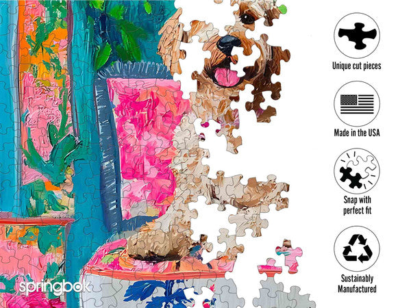 Floral Companions 500 Piece Jigsaw Puzzle