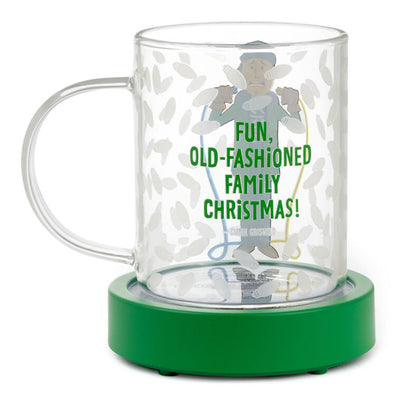 National Lampoon's Christmas Vacation Clark Griswold Glass Mug With Light and Sound Base, 13 oz