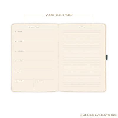 Modern 6 x 8 18-Month Vegan Leather Planner