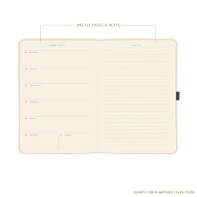 Sage Peanuts® 6 x 8 18-Month Vegan Leather Planner