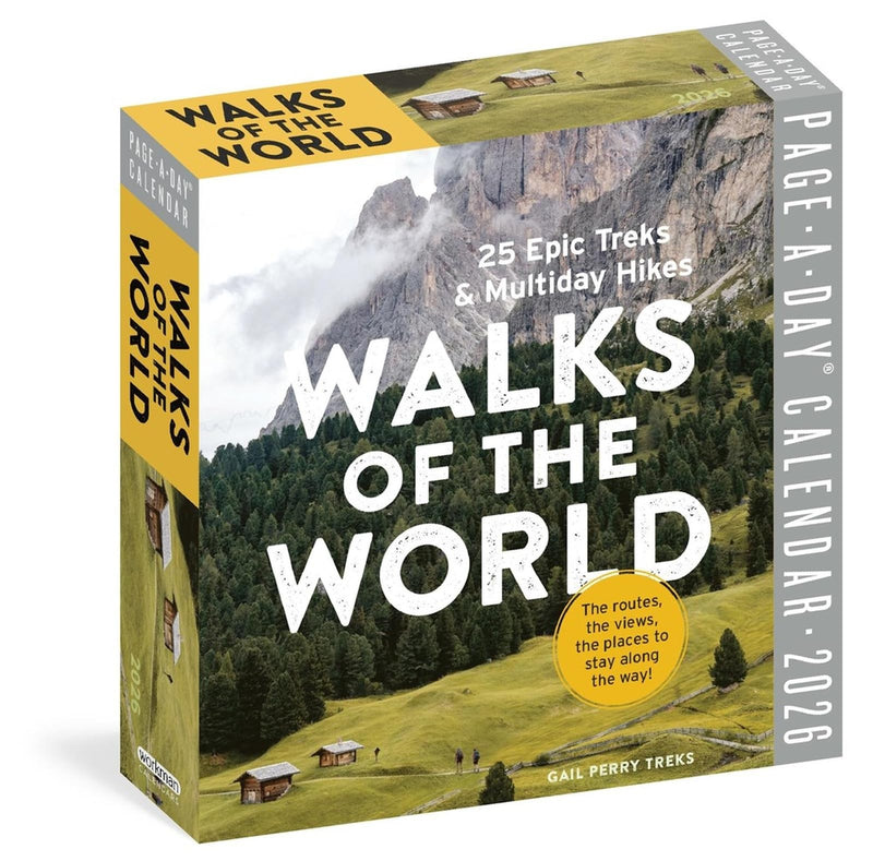 Walks of the World 2026 Page-a-Day Desk Calendar