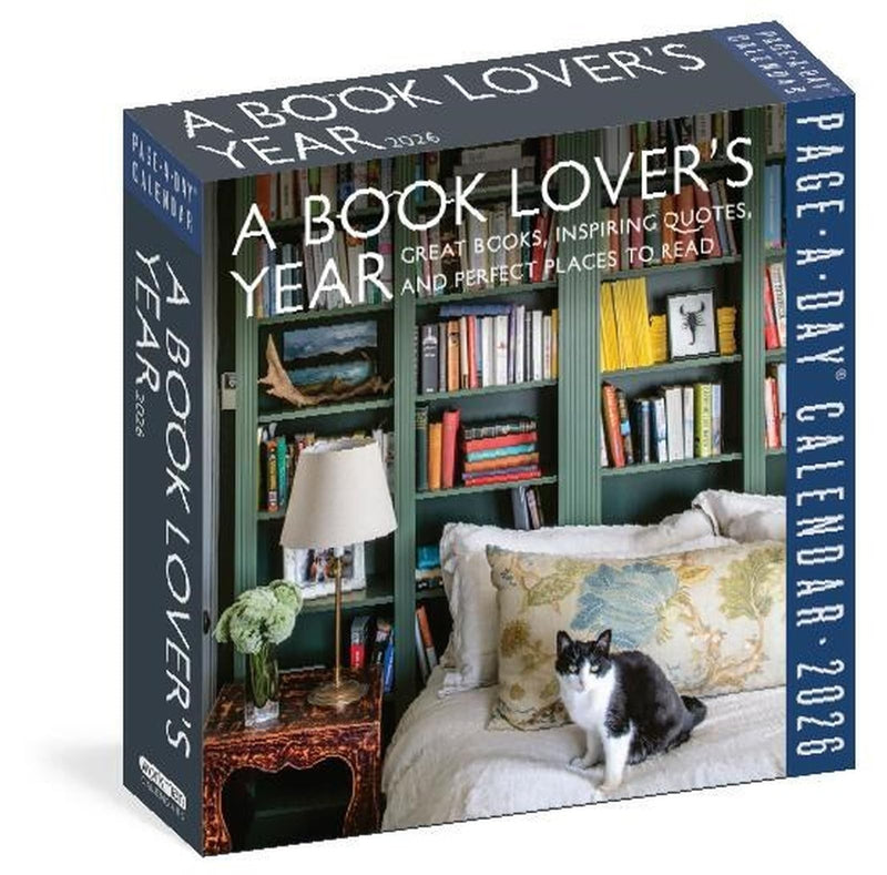 Book Lovers 2026 Desk Calendar