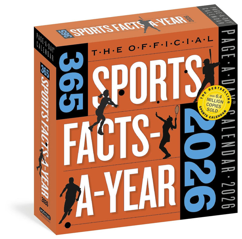 365 Sports Facts 2026 Page-a-Day Desk Calendar
