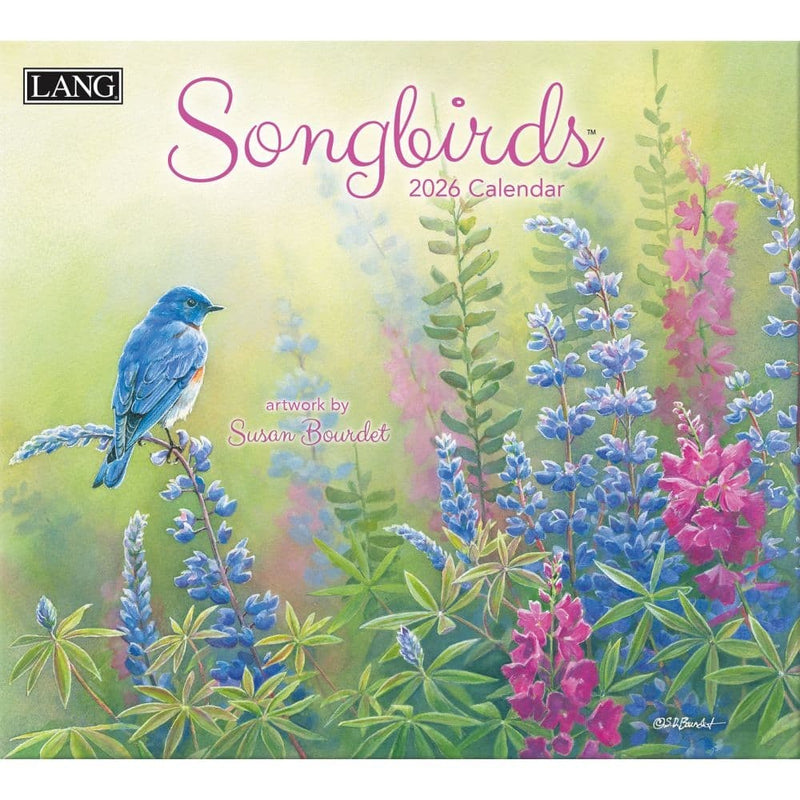 Songbirds 2026 Wall Calendar by Susan Bourdet