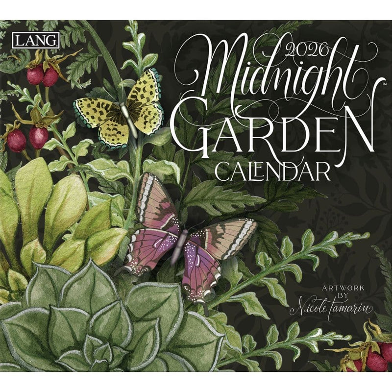 Midnight Garden 2026 Wall Calendar by Nicole Tamarin