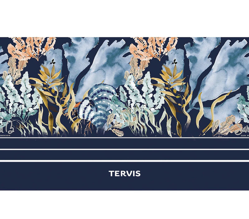20oz Tervis stainless steel tumbler with Deep Sea Kelp artwork by Sara Berrenson.
