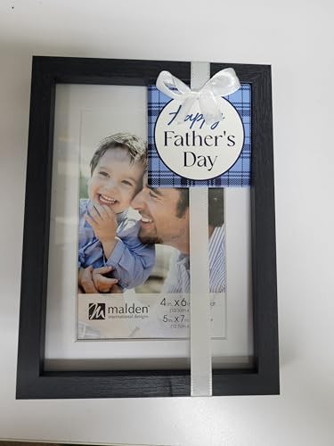Black Elements Fathers Day Tags Frame - 4x6/5x7