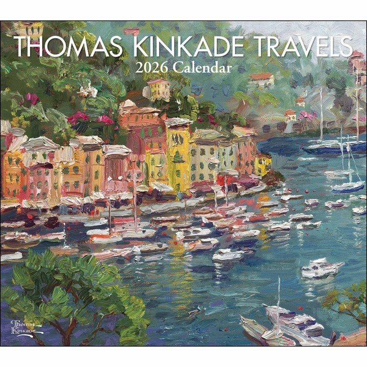 Thomas Kinkade Thomas Kinkade Travels 2026 Deluxe Wall Calendar