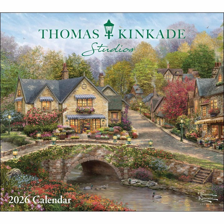 Thomas Kinkade Thomas Kinkade Studios 2026 Deluxe Wall Calendar