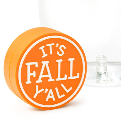 Charmers it's fall y'all silicone charm, 1.75" h