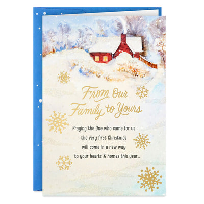 God's Blessings Religious Boxed Christmas Cards, Pack of 16