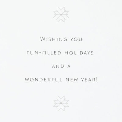 Alpine Ski Slopes Boxed Christmas Cards, Pack of 16