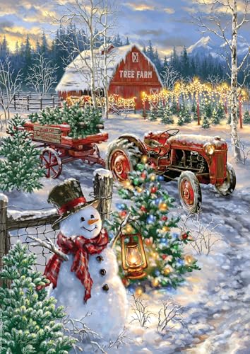 Christmas Tree Farm 500 Piece Jigsaw Puzzle