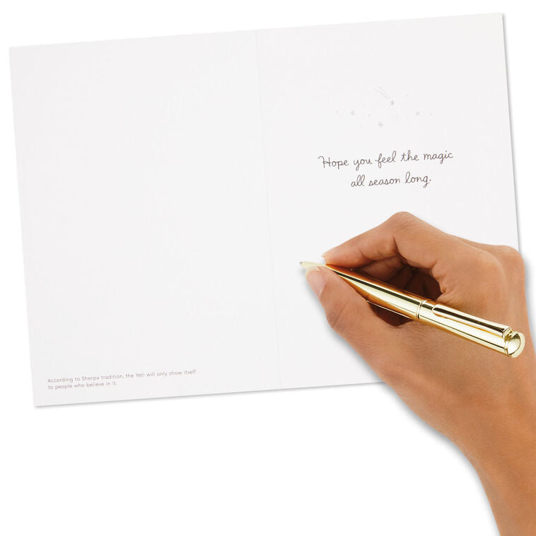 UNICEF Yeti and Friends Ice Skating Boxed Christmas Cards, Pack of 12