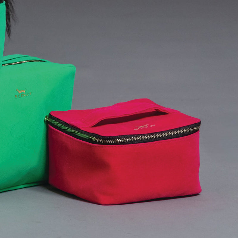 Hidden Gem Jewelry Case - Pink Velvet