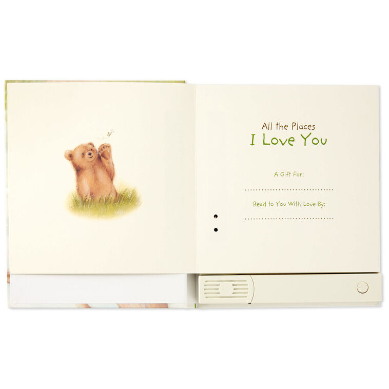 All The Places I Love You Recordable Storybook With Music