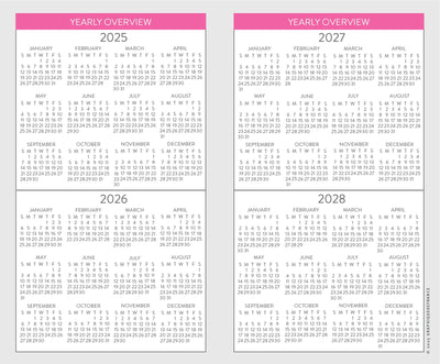 Whimsical Pattern 2-Year Pocket Planner