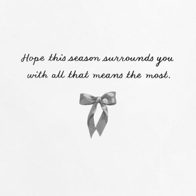 Greenery Wreath Pine-Scented Boxed Christmas Cards, Pack of 12