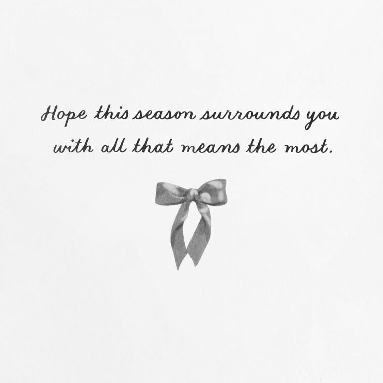 Greenery Wreath Pine-Scented Boxed Christmas Cards, Pack of 12