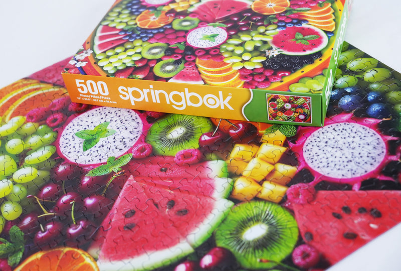 Fruit Platter 500 Piece Jigsaw Puzzle