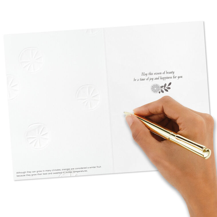 UNICEF Lush Citrus and Botanicals Boxed Christmas Cards, Pack of 20