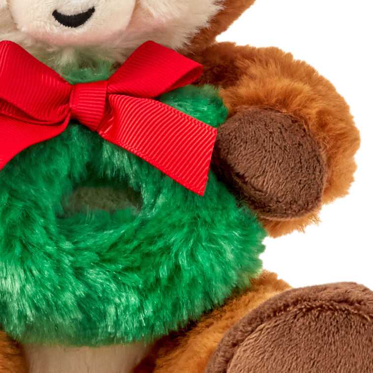 Reindeer With Wreath Plush, 6"
