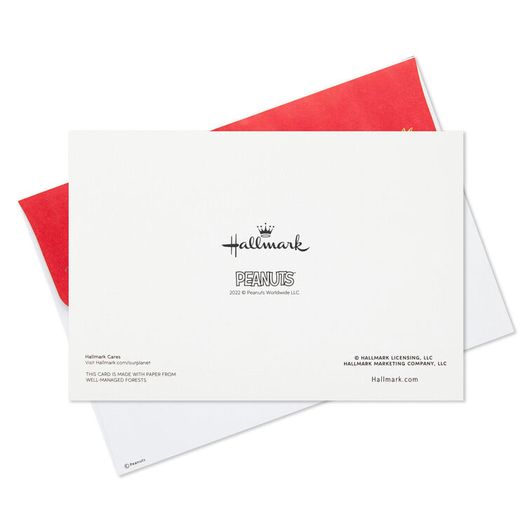 Peanuts Jolly Snow Fun Boxed Christmas Cards, Pack of 16