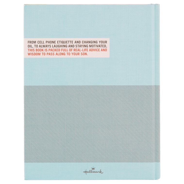 Advice for My Son Gift Book