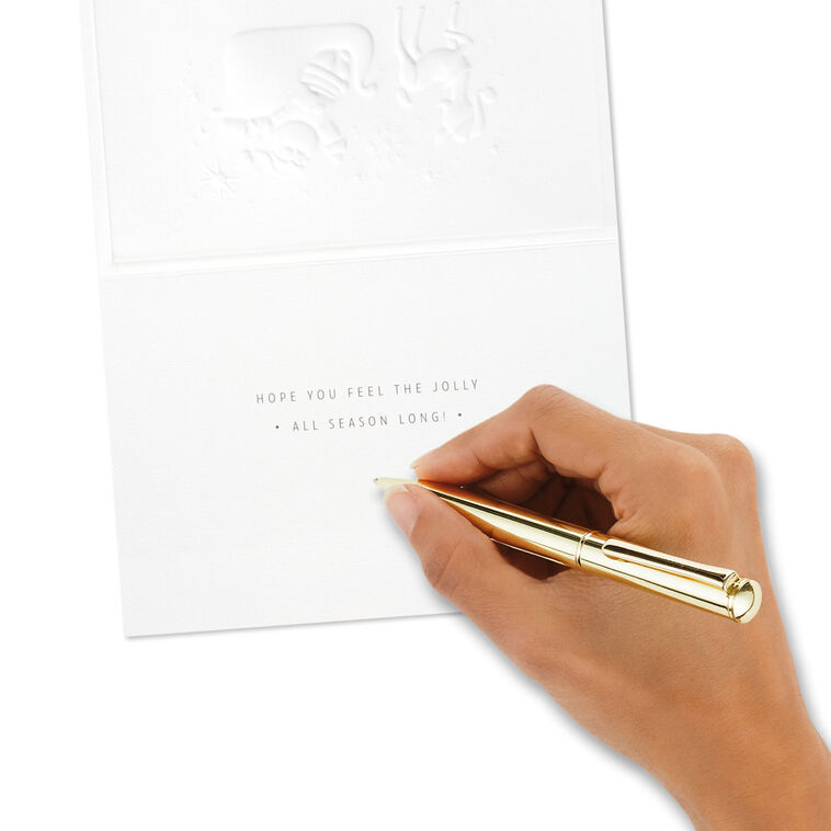 Santa Claus Sleigh Boxed Christmas Cards, Pack of 12