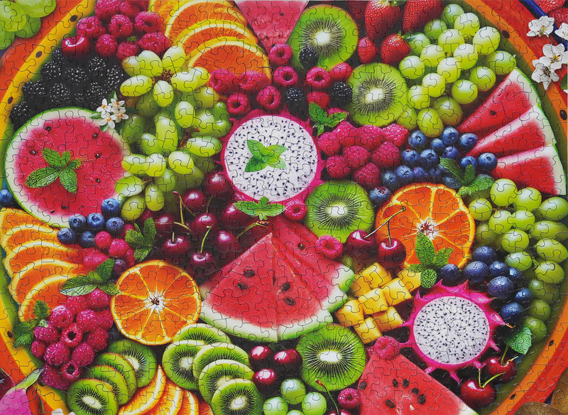 Fruit Platter 500 Piece Jigsaw Puzzle