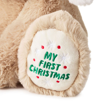 My First Christmas Teddy Bear Plush, 10"
