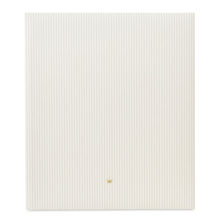 Hallmark Hallmark A Life Remembered Taupe Striped Refillable Pho