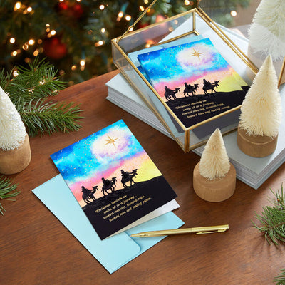 Journey Through the Season Boxed Christmas Cards, Pack of 16